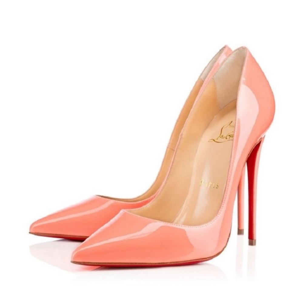Christian Louboutin Pigalle Follies 100 Patent Flamingo